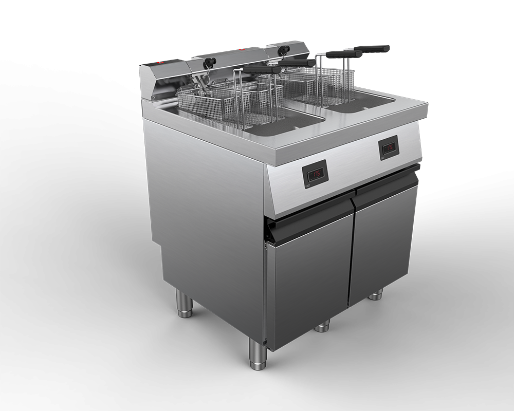 Friteuza profesionala electrica SuperFry M7FRE30YF, capacitate totala de 2 x 15 litri, alimentare 380V, putere 28000W
