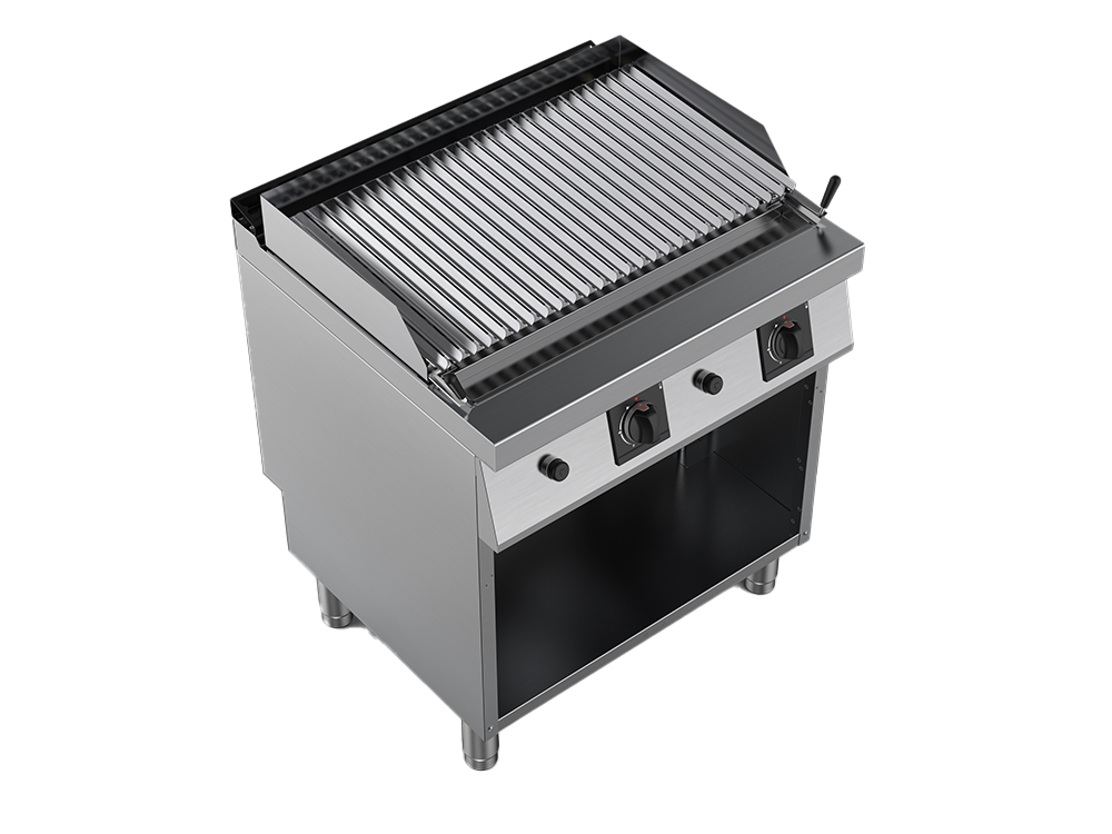 Gratar cu roca vulcanica, putere totala 18600W 