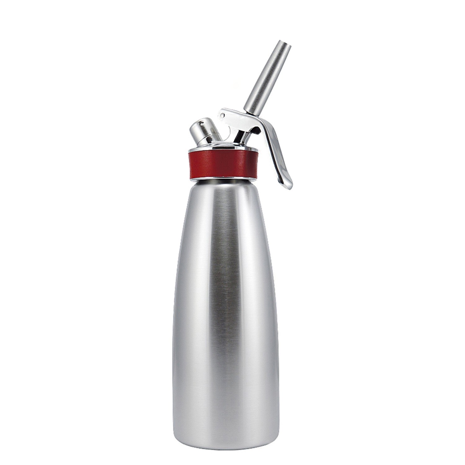 Sifon GOURMET PLUS, pentru frisca si diverse spume, capacitate 1 litru, tub si cap din inox de inalta calitate