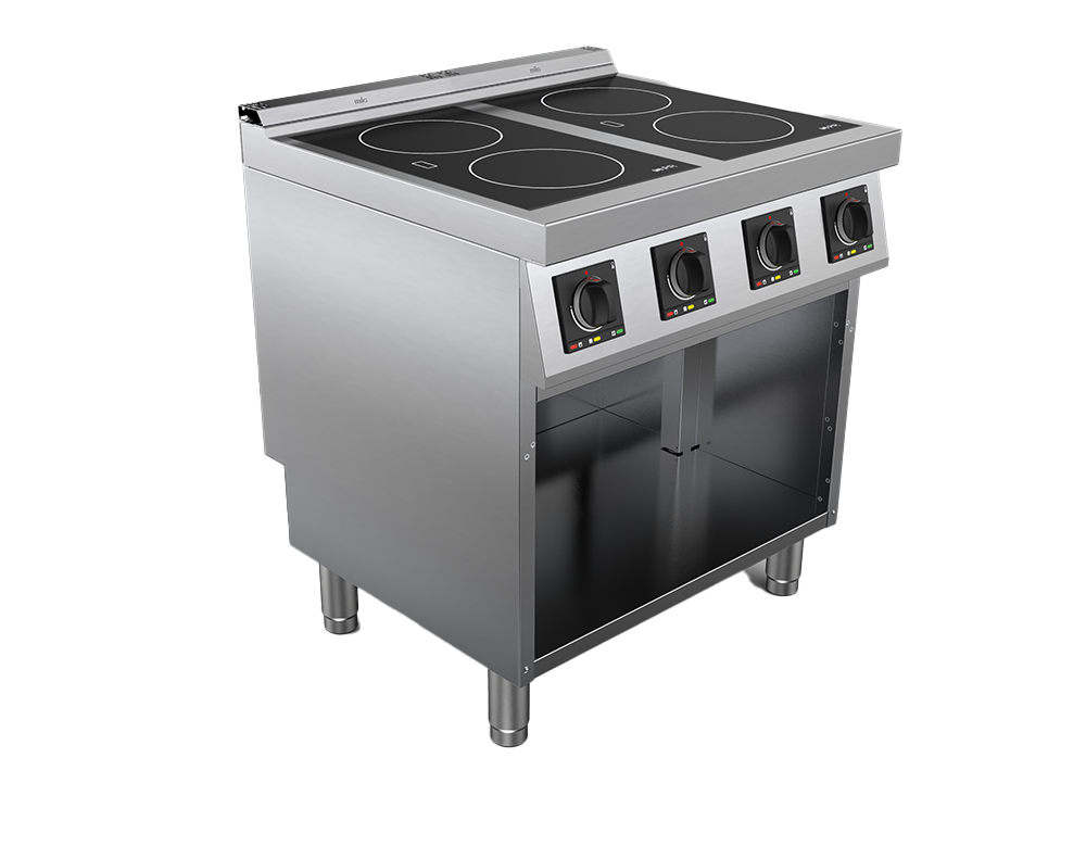 Masina de gatit cu plita vetroceramica electrica cu 4 zone, putere totala 12000W 