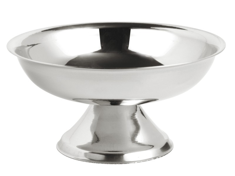 Cupa inghetata, cu picior, din inox, diametru 95 mm