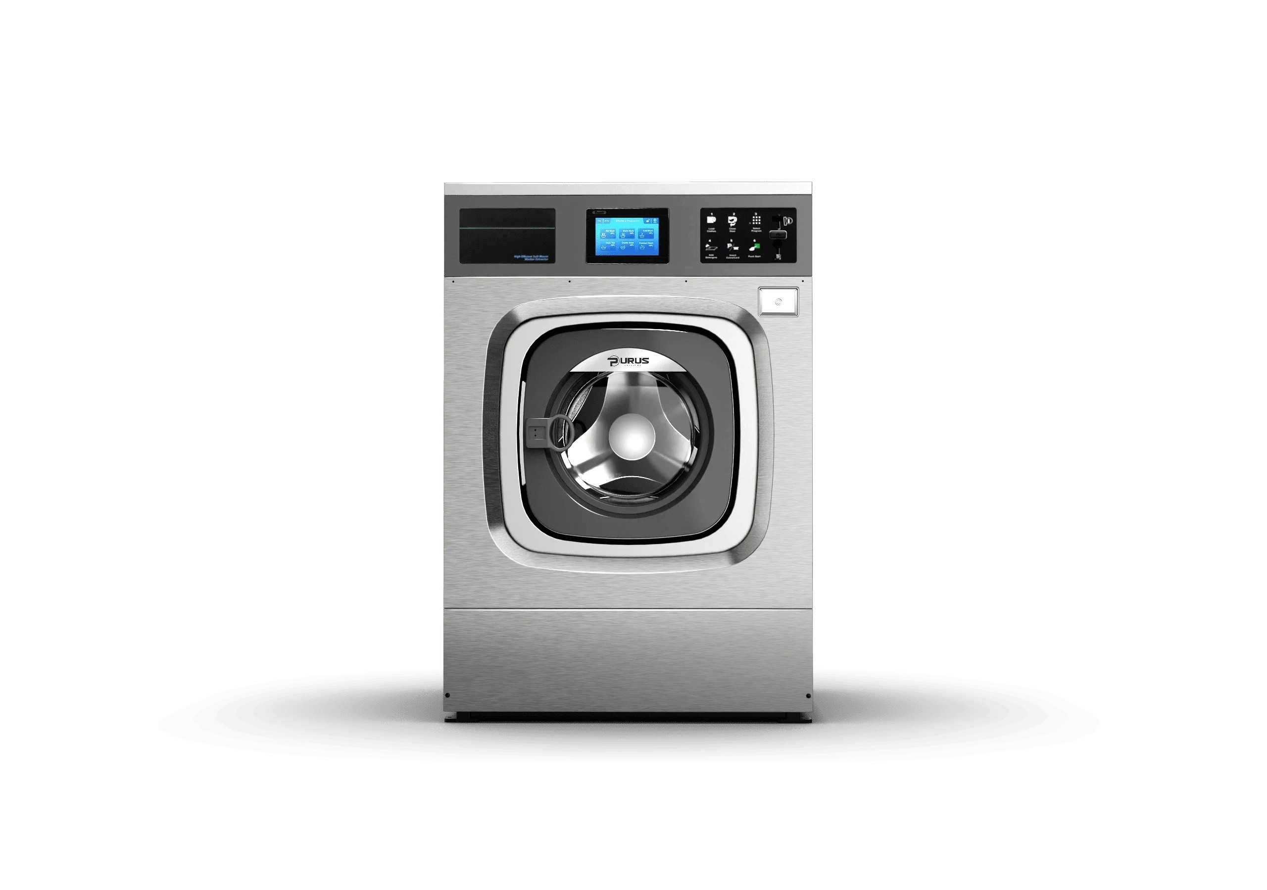 Masina de spalat electrica soft mount, capacitate 20kg, volum cos 185 litri, alimentare 380V, putere 18000W