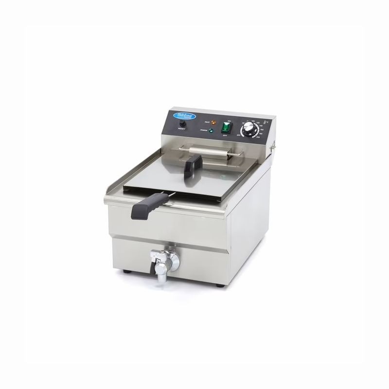 Friteuza electrica capacitate 16 litri, robinet scurgere ulei, termostat reglabil 50-200°C