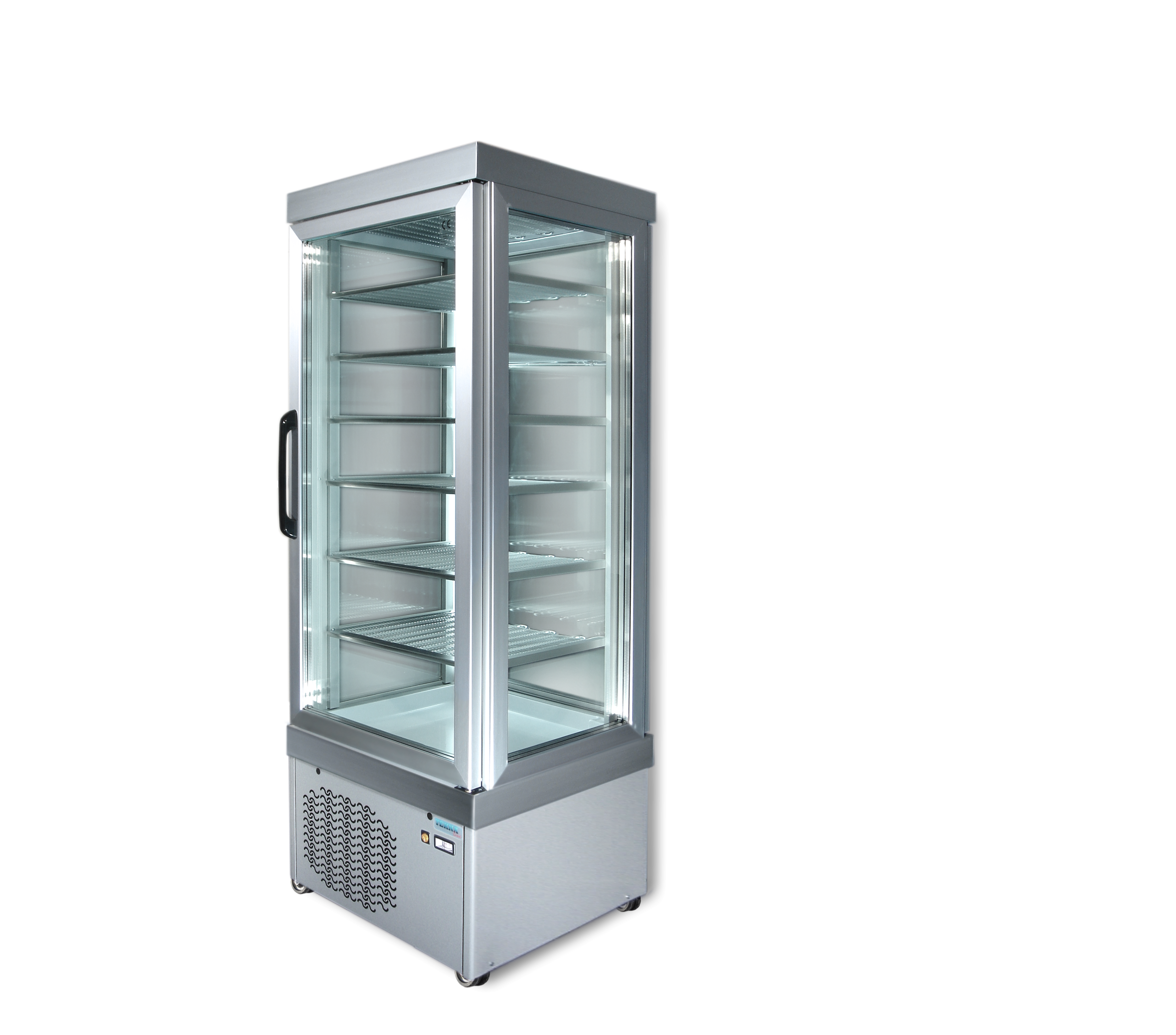 Vitrina verticala pentru produse congelate, capacitate 450 litri, temperatura de lucru -25°C/ -15°C, putere 750W