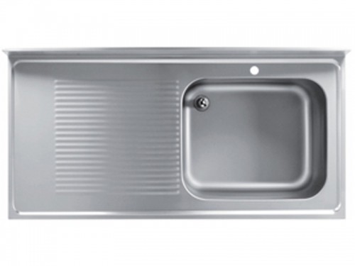 Spalator, cu o cuva, picurator pe stanga, dimensiune (LxlxH mm): 1400x600x850