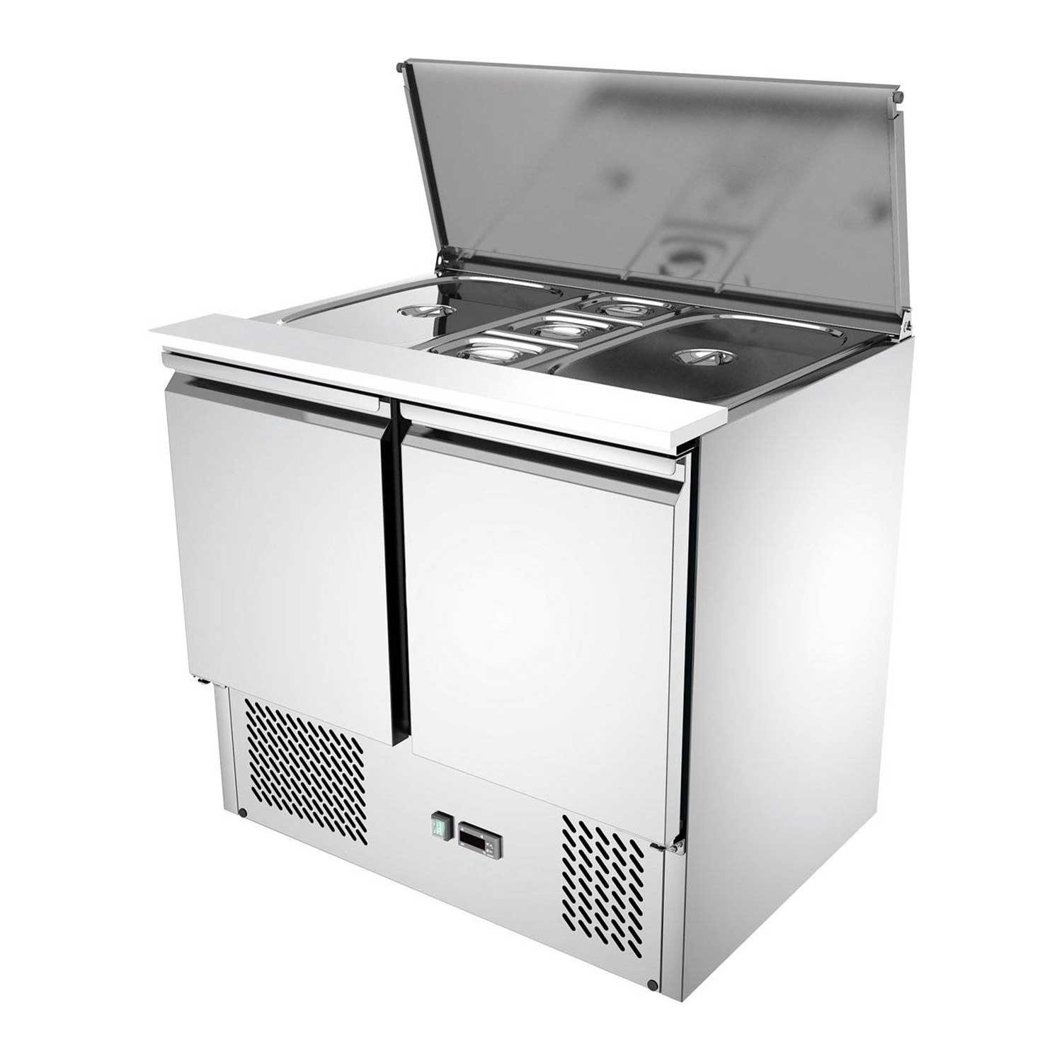 Saladeta capacitate neta 257 litri, temperatura +2/+8°C, putere 230 W