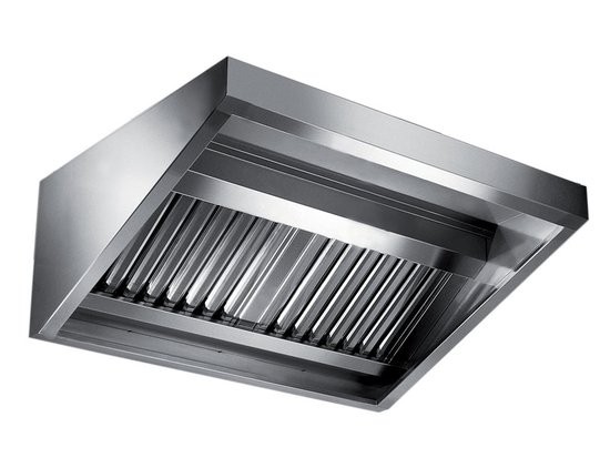 Hota profesionala de perete, din inox, cu 7 filtre, putere aspiranta 4800mc/h