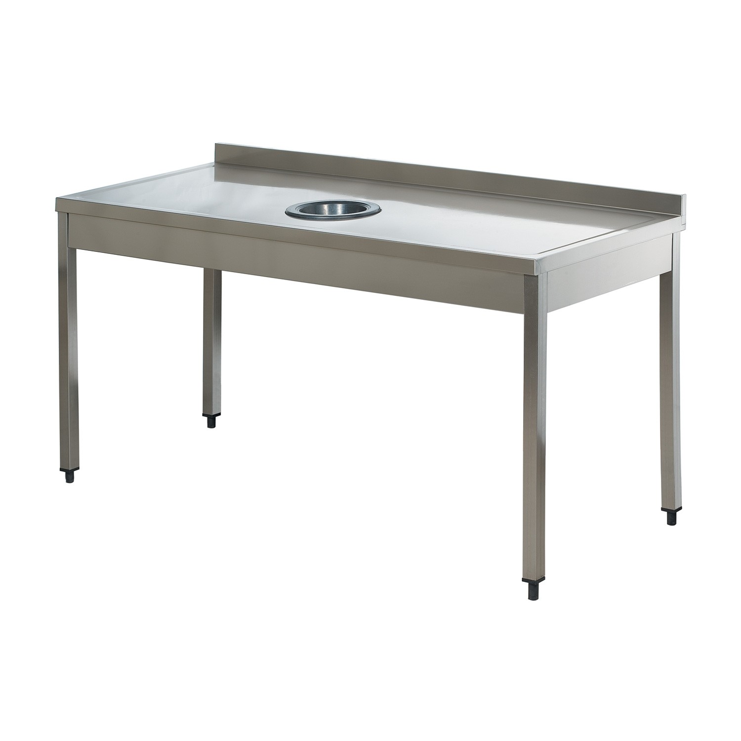 Masa adosata 1200x600x850mm, inox