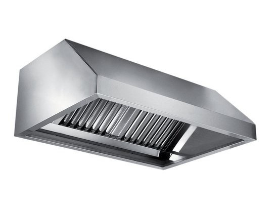 Hota profesionala de perete, cu 6 filtre, putere aspiranta 4500mc/h, inox