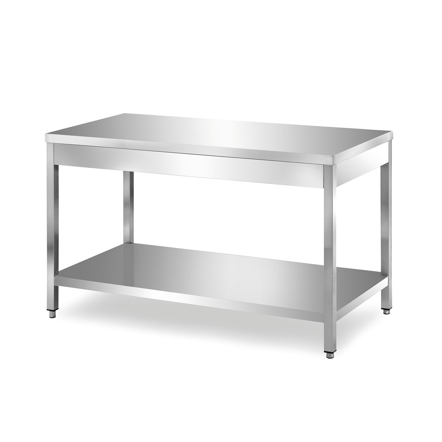 Masa centrala, dimensiuni 1400x700x850mm, inox