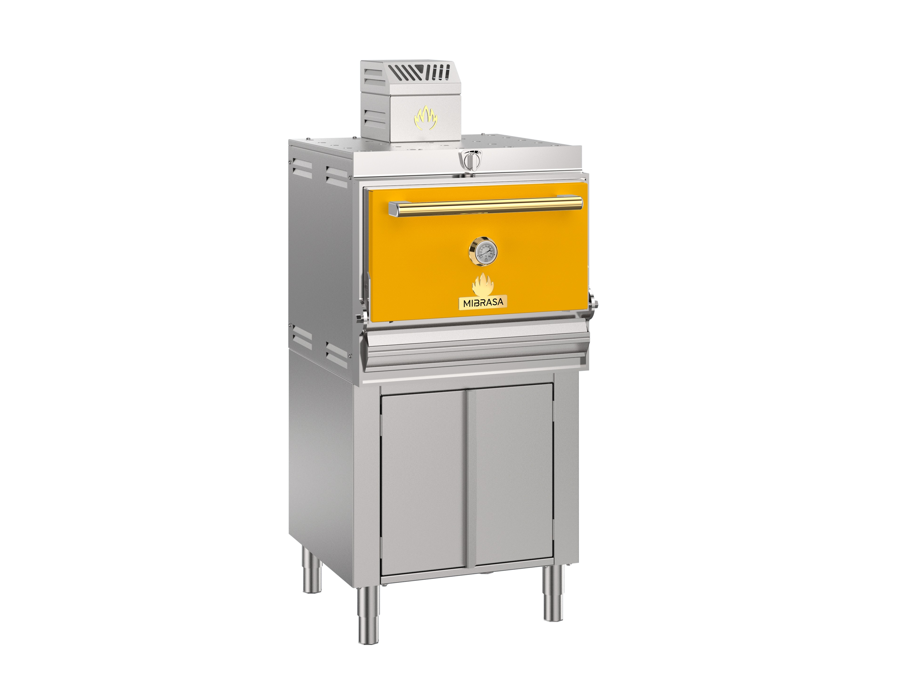 Cuptor pe carbuni, recomandat pentru 75-95 portii, Mibrasa