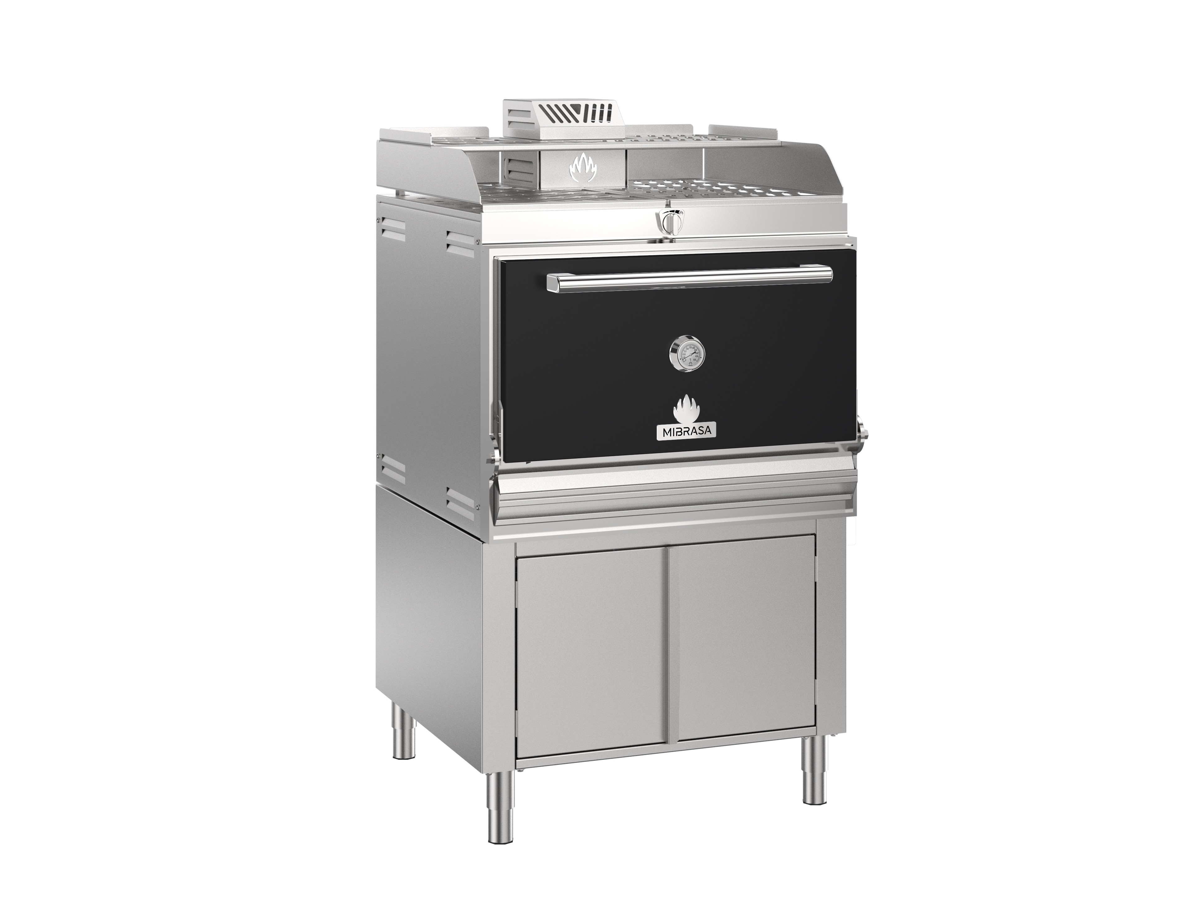 Cuptor pe carbuni, recomandat pentru 160-190 portii, Mibrasa