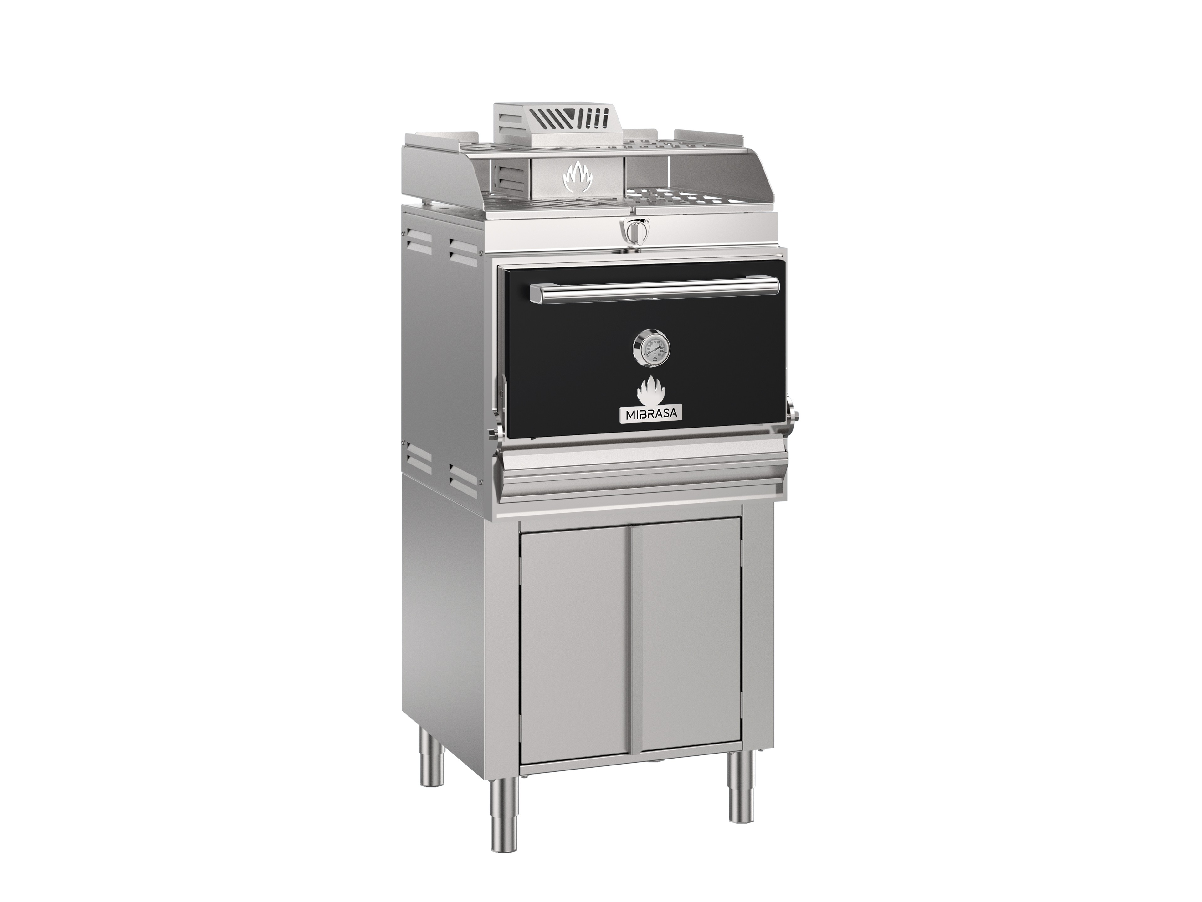 Cuptor pe carbuni, recomandat pentru 75-95 portii, Mibrasa