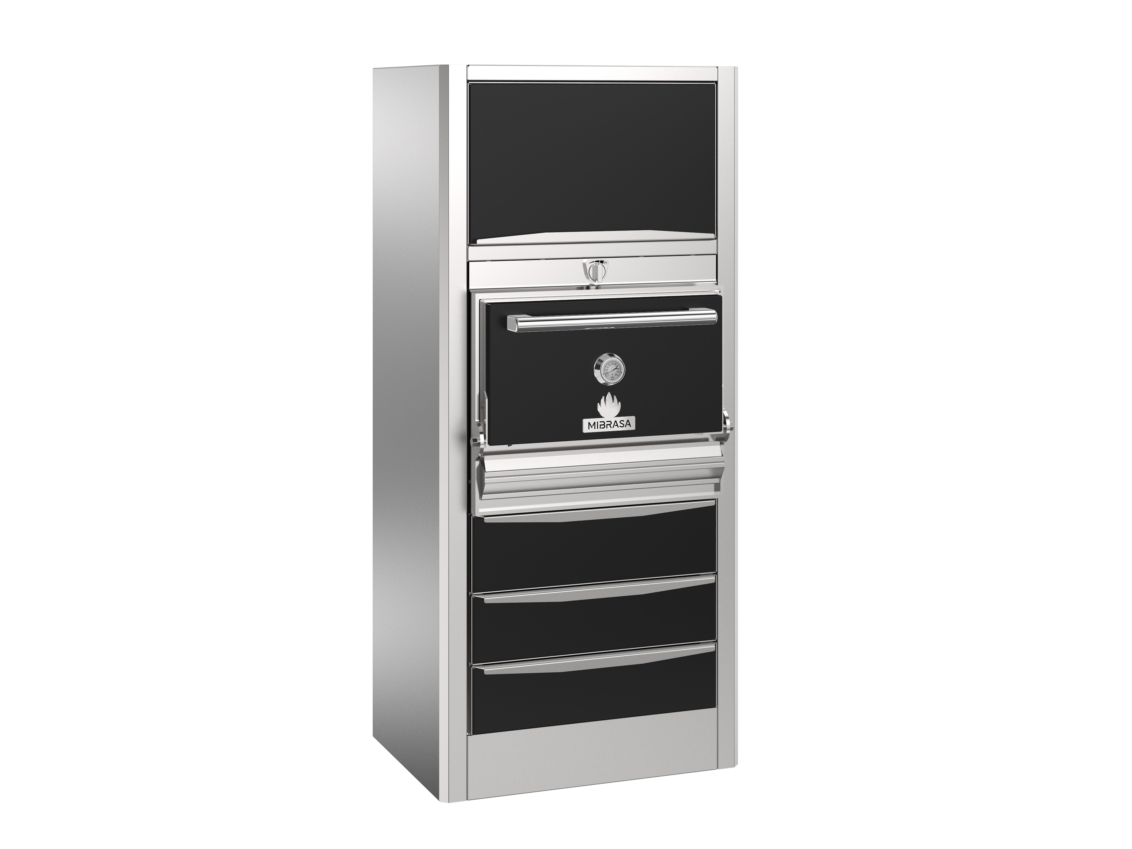 Cuptor pe carbuni, recomandat pentru 75-95 portii, Mibrasa