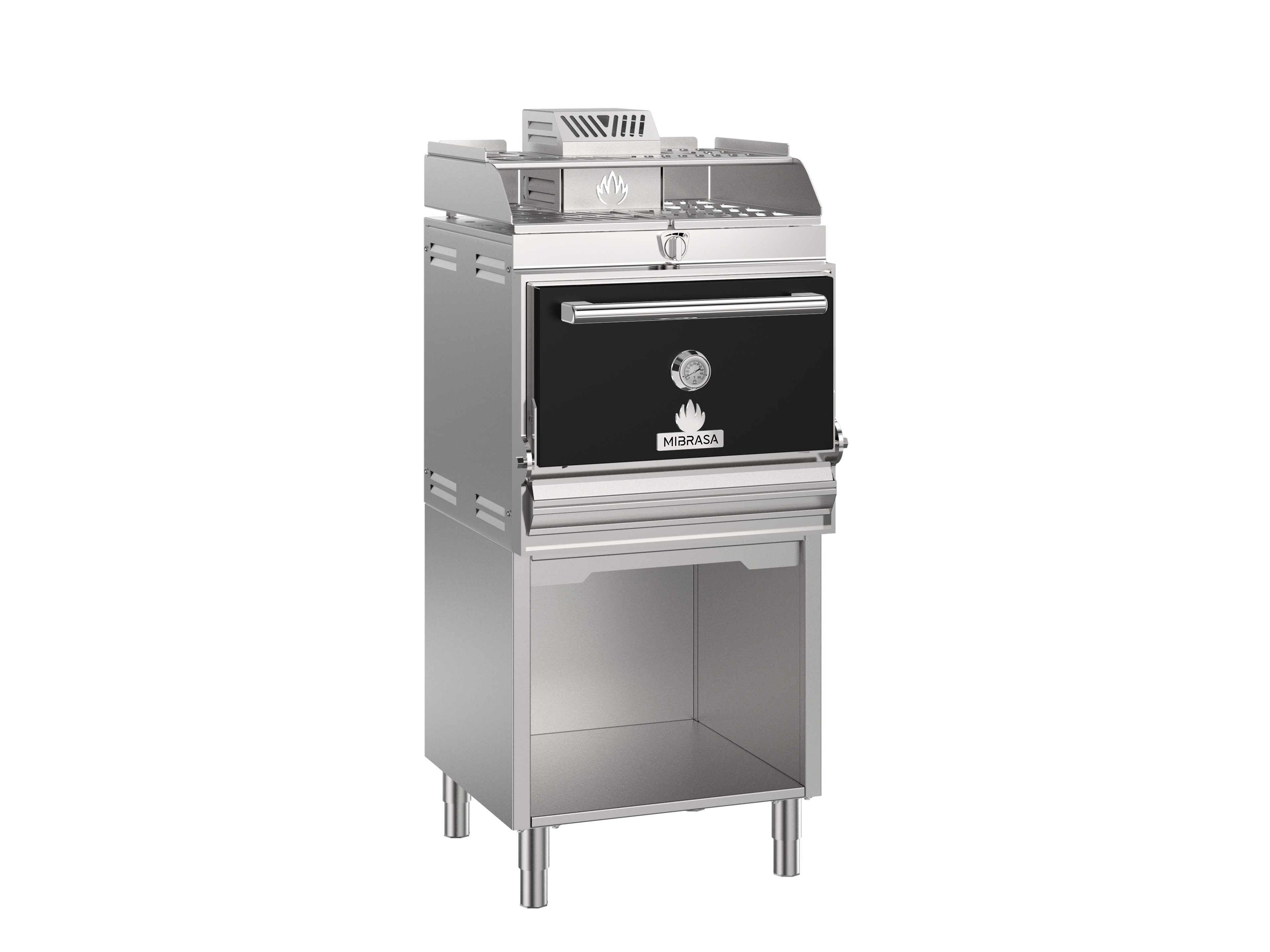 Cuptor pe carbuni, recomandat pentru 75-95 portii, Mibrasa