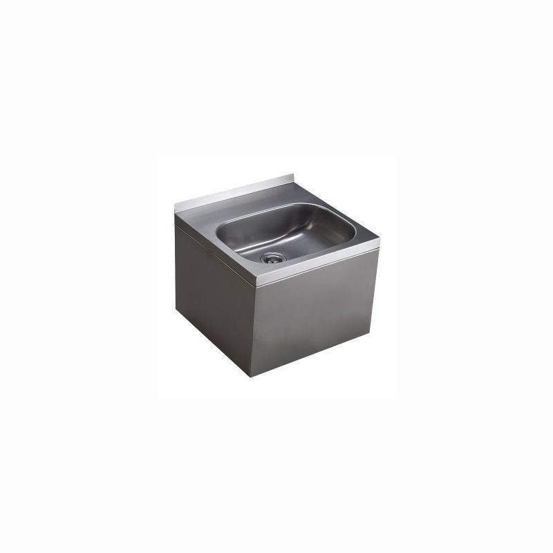 Lavoar, cuva cu robinet pentru spalarea mainilor in partea inferioara, cuva cu gratar, structura inox, dimensiuni: 600x700x850h mm, greutate 21kg