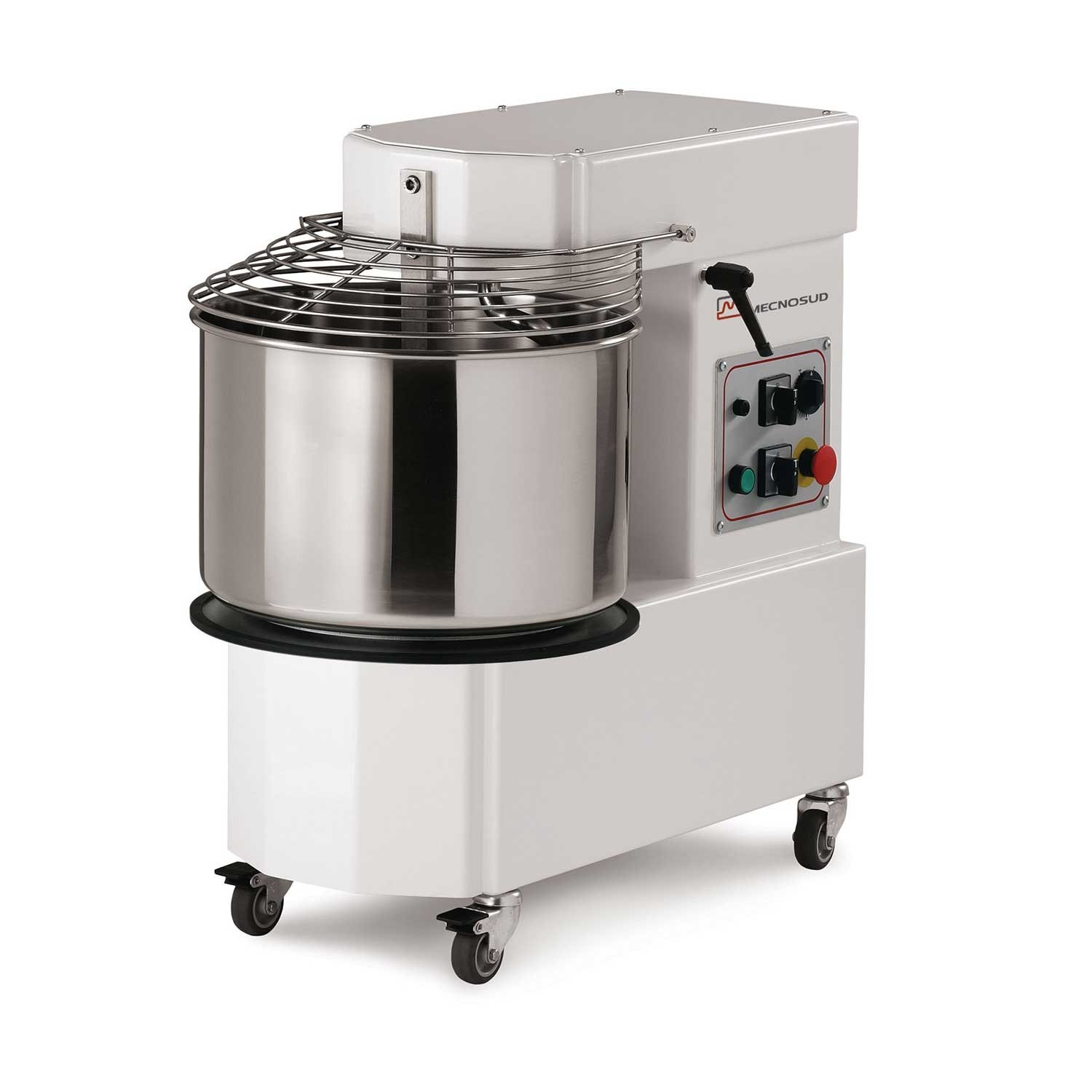Malaxor, capacitate 44kg aluat, cap rabatabil si cuva detasabila, capacitate faina 30kg, volum cuva 50litri