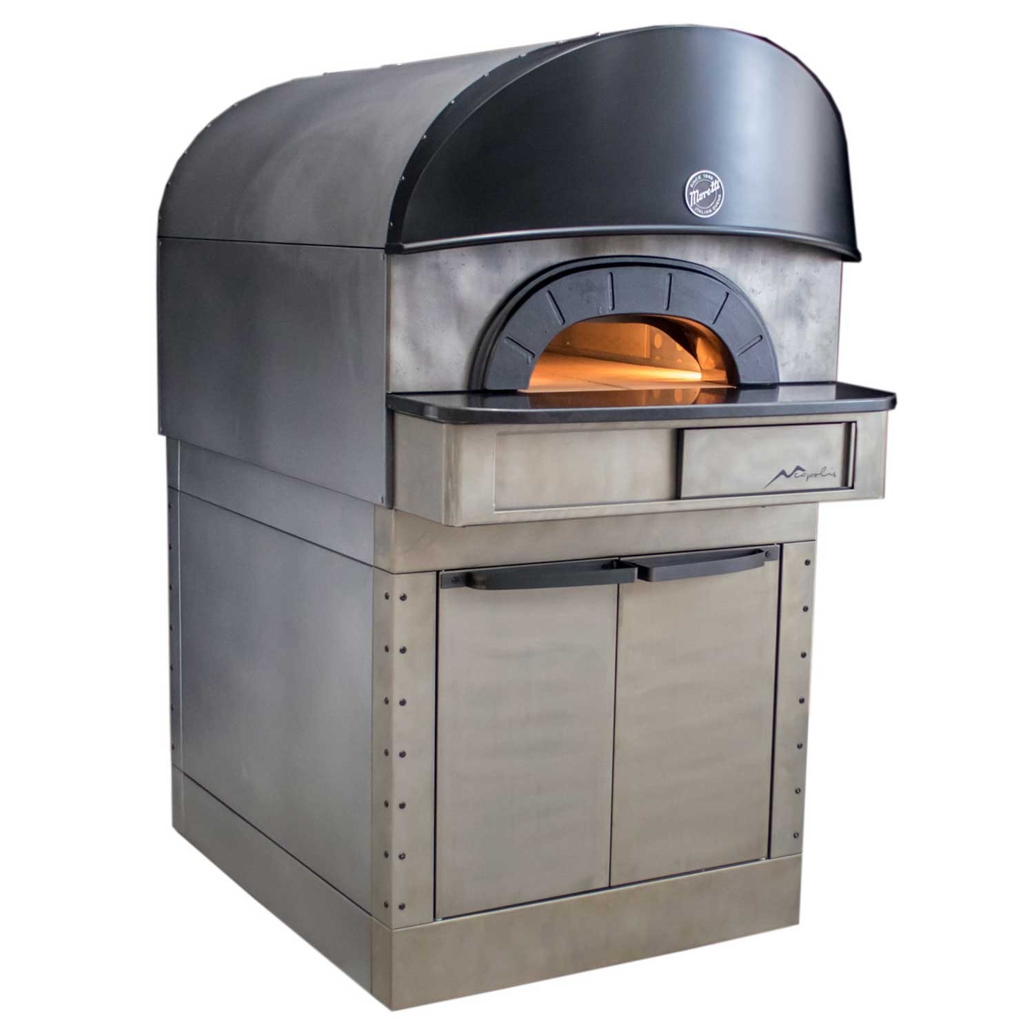 Cuptor cu o camera de coacere, model Neapolis 6, integral din samota, capacitate 6 pizza de 330mm, temperatura maxima 510 °C, putere 1500 W
