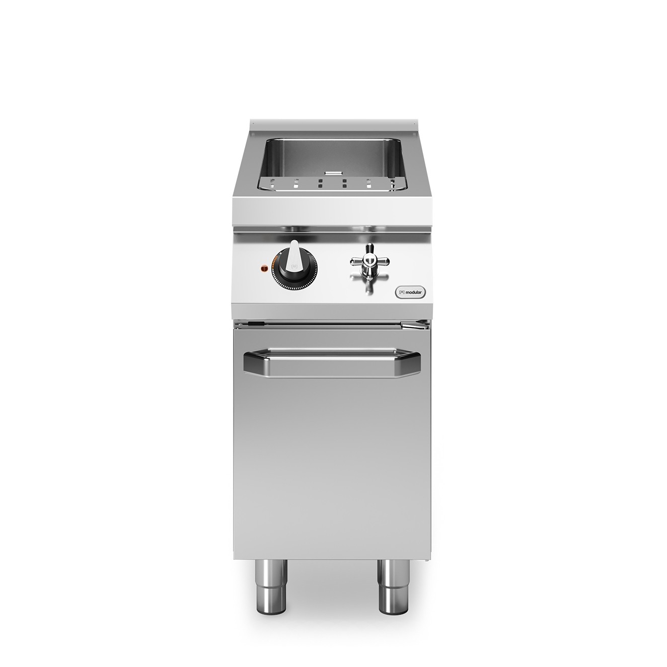 Masina de fiert paste, electrica, 1 cuva, capacitate 26 litri, dimensiuni cuva 306x342x318hmm, baza inchisa