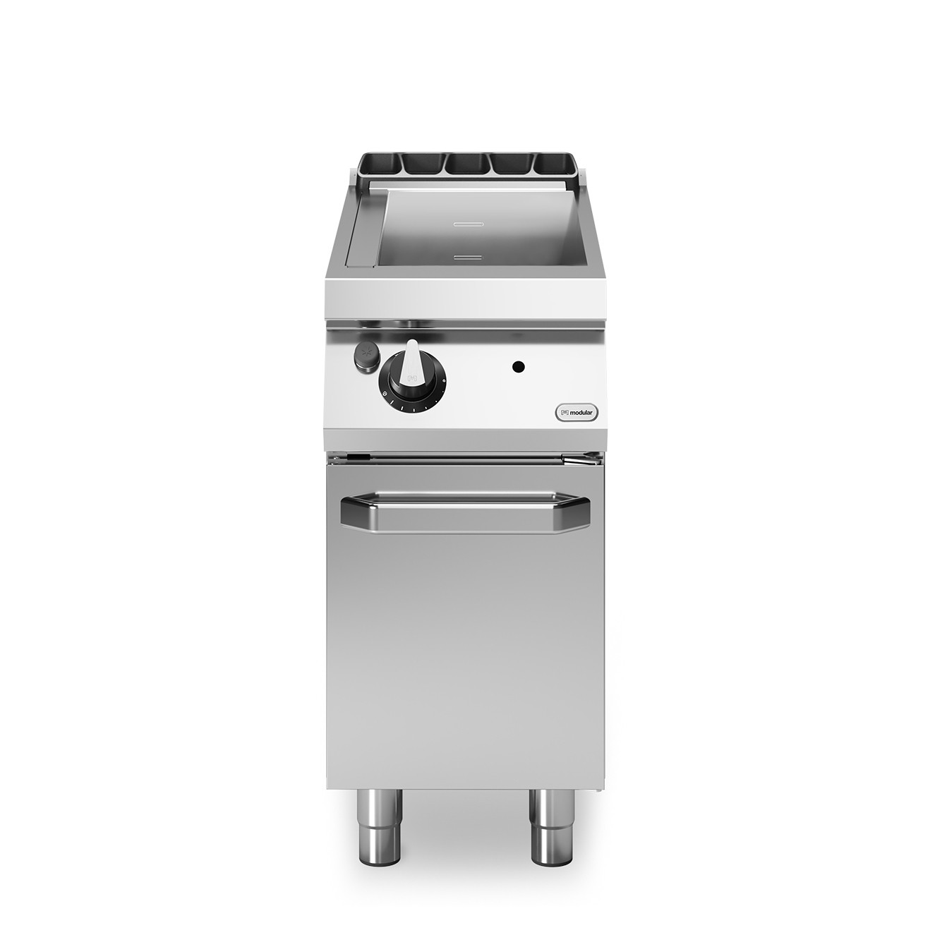 Bain marie, alimentare gaz, 1 cuva, capacitate 19 litri, dimensiuni cuva 351x516x155hmm, baza inchisa