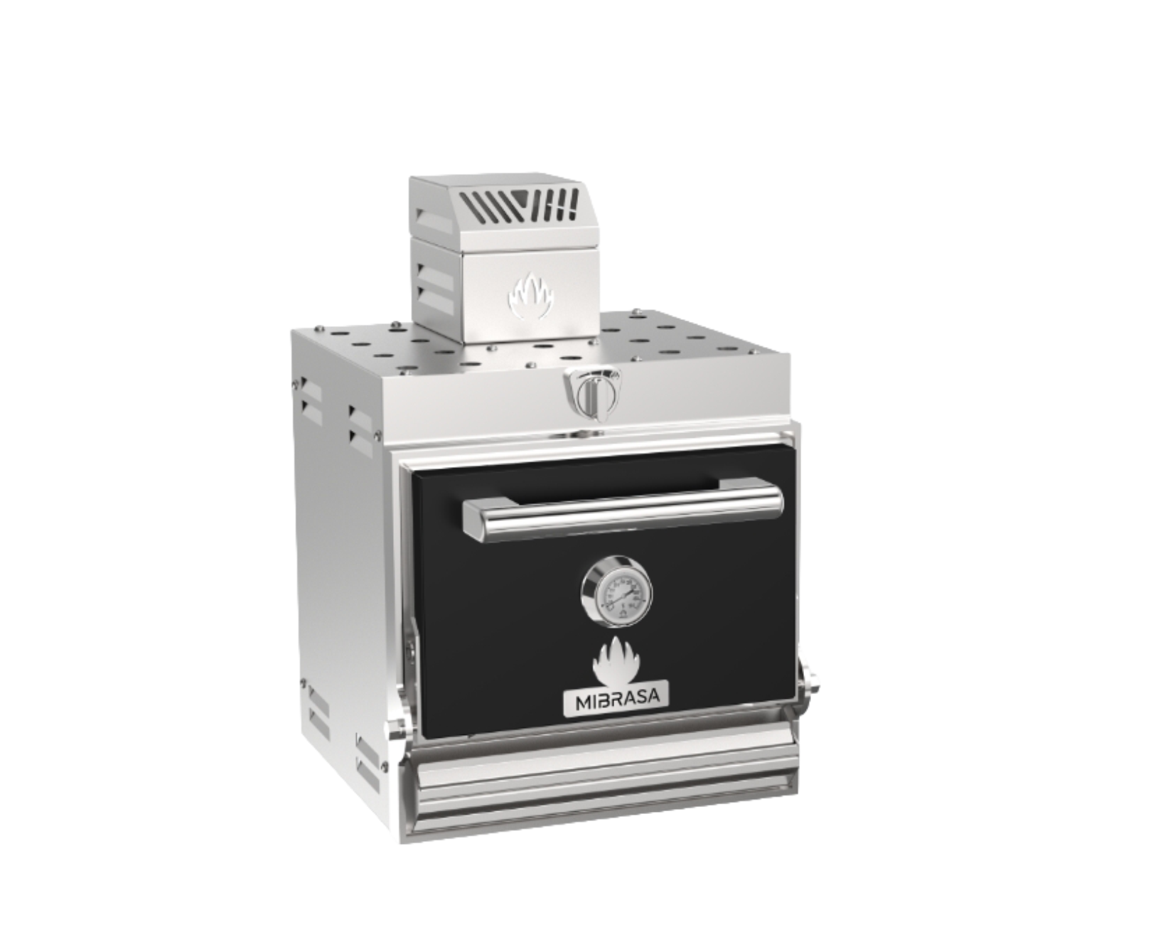Cuptor pe carbuni NANO Compact, temperatura 250-350°C,  control al temperaturii prin controlul debitului de aer