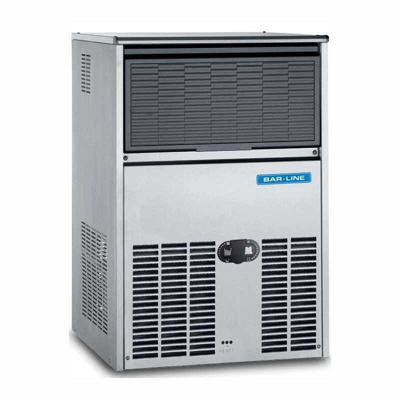 Masina cuburi de gheata Bar Line, productivitate 75 kg/24h, racire cu aer, refrigerare R290, alimentare 220V