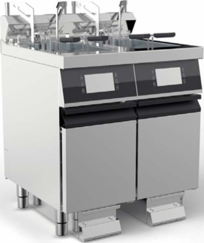 Friteuza electrica SuperFry, capacitate 15+15 litri, alimentare 380V, putere 28000W