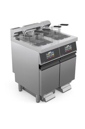 Friteuza electrica SuperFry, capacitate 15+15 litri, alimentare 380 V, putere 28000W