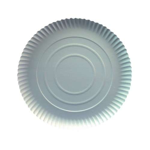 Set 50 farfurii adanci, carton, diametru 240mm, adancime 20 mm, culoare alba