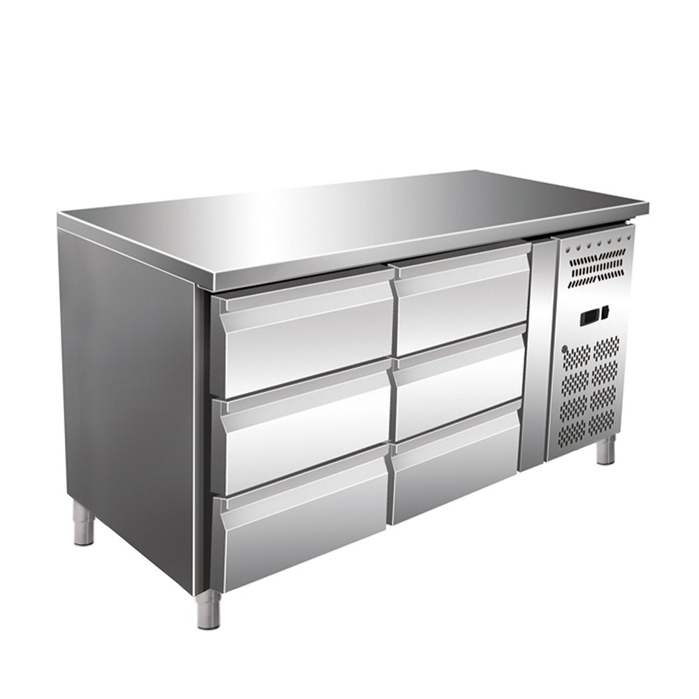 Masa rece, capacitate 314 litri, temperatura de lucru -2°C/+8°C, putere 208 W