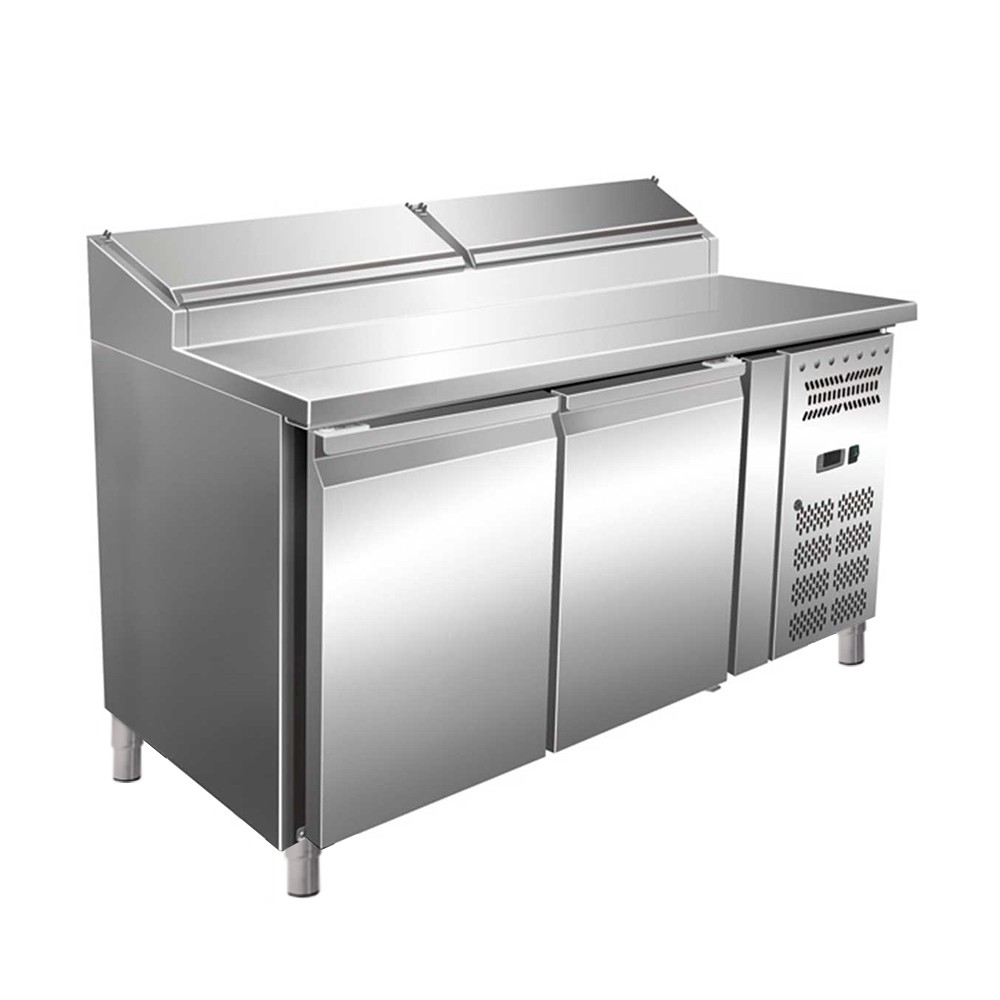 Masa rece cu 2 usi, capacitate neta 396 litri, putere 230 W, temperatura de lucru +2°C/+8°C
