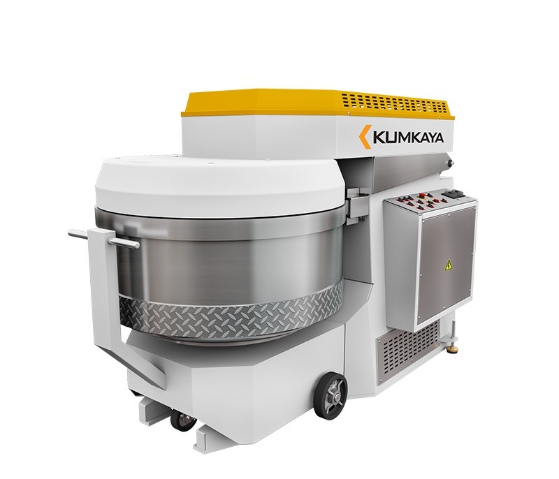 Malaxor aluat, cu spirala, capacitate aluat 250kg, putere 18600W