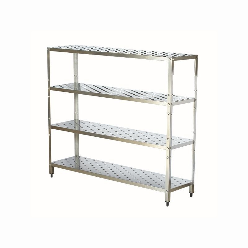 Raft cu 4 polite, inox, dimensiuni: 1800x600x1600h mm