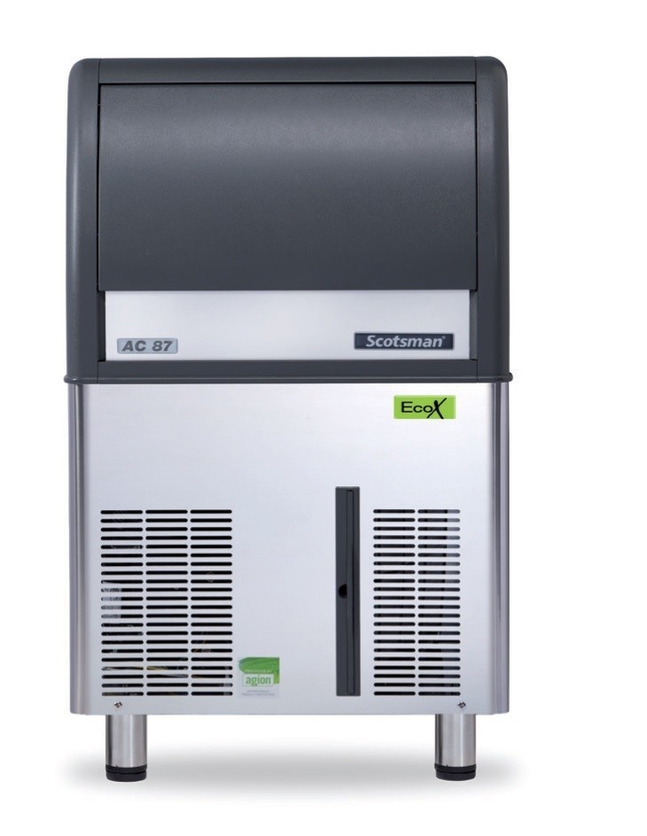 Masina cuburi de gheata, productivitate 44kg/24h, racire cu aer, agent refrigerant R290, alimentare 220V