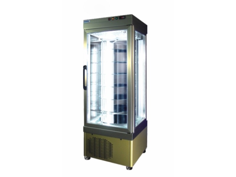Vitrina verticala pentru produse refrigerate, capacitate 430 litri, temperatura de lucru +2°C/+10°C, putere 500W