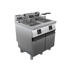 Friteuza electrica 2 cuve capacitate 15 litri, putere 28000W