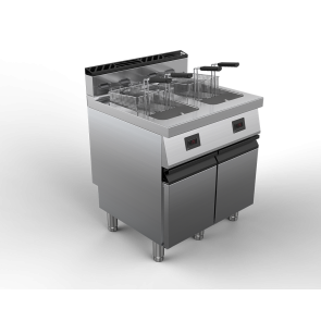 Friteuza profesionala electrica SuperFry Sprint YS, cu 2 cuve in forma de „Y”, capacitate totala de 2 x 15 litri, alimentare 380 V, putere 28000W