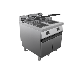 Friteuza electrica 2 cuve capacitate 20 litri