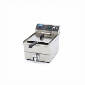 Friteuza electrica capacitate 16 litri, robinet scurgere ulei, termostat reglabil 50-200°C