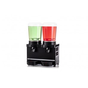 Distribuitor suc, 2 grupuri, capacitate 10+10 litri, temperatura de lucru +3/+10°C