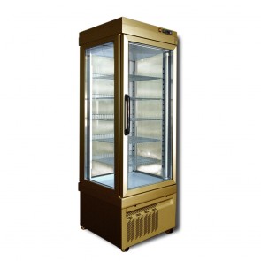 Vitrina verticala pentru produse refrigerate, capacitate 430 litri, temperatura de lucru +2°C/+10°C, putere 500W, alimentare 220V