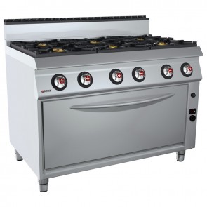 Masina de gatit alimentare gaz 6 arzatoare, putere totala 69200W