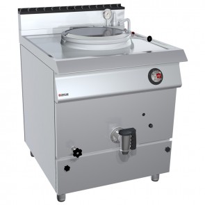 Marmita alimentare gaz capacitate 50 litri, putere totala 15500W 