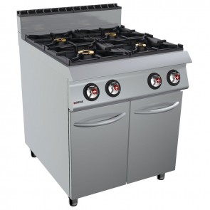 Masina de gatit alimentare gaz 4 arzatoare, putere totala 27000W