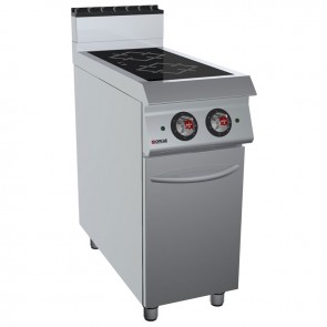 Masina de gatit cu plita vetroceramica electrica cu 2 zone, putere totala 8000W 
