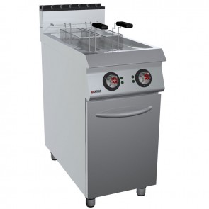 Friteuza electrica 2 cuve capacitate 8 litri, putere totala 14000W