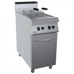 Friteuza alimentare gaz 2 cuve capacitate 8 litri, putere totala 11600W