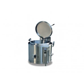 Marmita rotunda, alimentare electrica, incalzire indirecta, cu autoclava, capacitate totala 110 litri