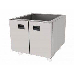 Baza inchisa cu 2 usi, inox, dimensiuni 600x650x560h mm