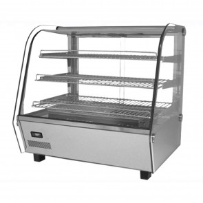 Vitrina calda pentru expunere, Capacitate 120 litri, putere 1100 W, alimentare 220V